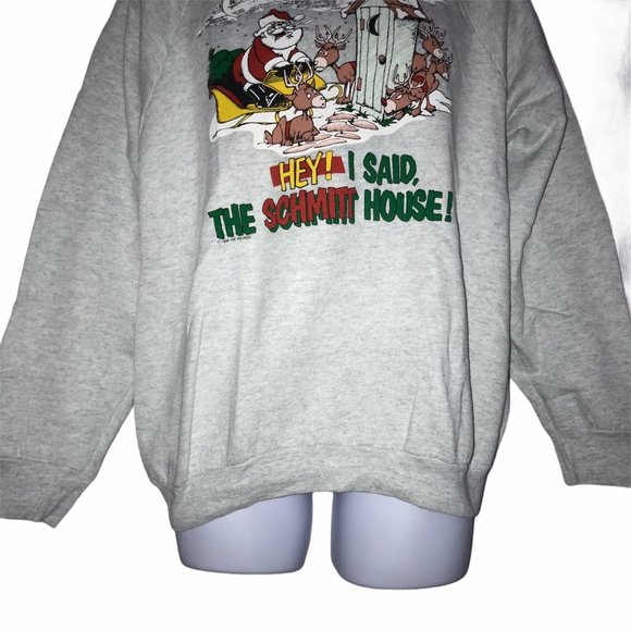 The Wild Side Vintage Christmas Sweatshirt XL - Picture 3 of 8